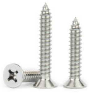 Venta directa de fábrica, cabeza avellanada empotrada en cruz, <span class=keywords><strong>tornillo</strong></span> de madera autorroscante, cabeza plana, medición métrica de acero inoxidable 304 - Product Image 4