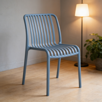 Chaise d'hôtel empilable en plastique moderne - Portable et durable pour la maison, le bureau, les événements, l'intérieur et l'extérieur