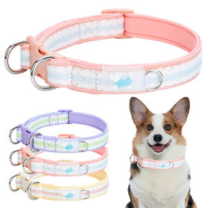 Organic 100% Reciclado Desarrollo sostenible Ecológico Poliéster + Neopreno Collares para perros Correas 10 colores en stock - Product Image 2