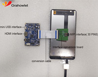 Écran tactile capacitif 4.3,5,5.5,5.7,6,7 pouces Tft Lcd avec dispositif médical industriel d'interface Mipi 720x1280