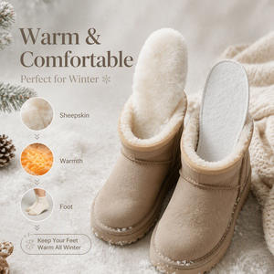Semelles en peau de mouton australienne, fourrure naturelle, semelles chaudes pour hommes et femmes, chaussures d'hiver, accessoires de chaussures en gros - Product Image 3