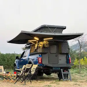 Pop-Up-Reisemobil in Miniklasse zum Einsteigen aufzugeben Gelände-Lkw-Wohnmobil für Pickup