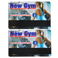 Individuelle PVC-Mitgliedskarte CR80 Plastik-Treuekarte mit Eigenem Logo Vollfarbdruck für Einzelhandel, Clubs und Fitness-Studios