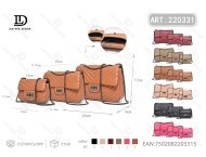 Borsa a tracolla da donna con patta, grande, in PU, tinta unita, per tutte le stagioni - Product Image 1