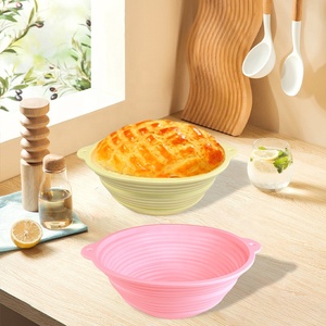 <b>Silicone</b> Fermentation Basket & Round <b>Baking</b> Bowl for Household Oven High Temperature <b>Baking</b> Eco-Friendly Non-Toxic Reusable - Product Image 2