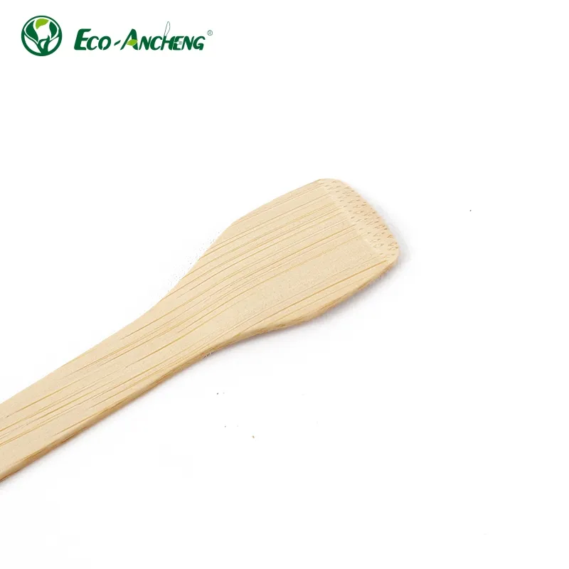 Cucchiaio di gelato di bambù usa e getta naturale ecologico all'ingrosso