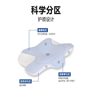 Butterfly Shaped <b>Memory</b> <b>Foam</b> Pillow 63x42x139cm For Adults And Seniors Solid Color Design - Product Image 4