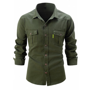 Camicia in Denim di cotone elastico da uomo a manica lunga qualità camicie da <span class=keywords><strong>Cowboy</strong></span> per uomo <span class=keywords><strong>abbigliamento</strong></span> Casual Slim Fit da uomo - Product Image 2