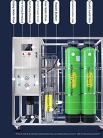 Purificateur d'eau industriel par osmose inverse (RO) pour consommation directe ; Équipement de traitement de l'eau à grande échelle 1 tonne/2 tonnes ; Eau