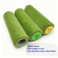 Rullo per Pittura in Fibra Poliacrilica Intrecciata da 9 Pollici (230mm) con Gabbia/Copertura a Sgancio Rapido, Pelo da 12mm, per Fai-da-te e Uso Industriale