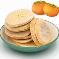 Knapperige Oem Gedroogde Fruitsnacks Gevriesdroogd Fruit Gevriesdroogde Persimmon