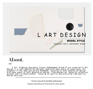 Hiện đại sang trọng phòng khách tường nghệ thuật vẽ tay kim loại da ba chiều màu cam khung trang trí nội thất - Product Image 6