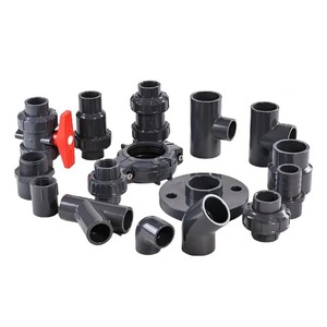 Nhà Máy Giá GB <span class=keywords><strong>PVC</strong></span> cấp nước Phụ Kiện 20-110 mét đường ống dẫn nước Vật liệu keo kết nối PN16 uPVC phụ kiện đường ống - Product Image 4