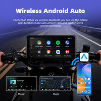 Écran GPS pour moto de 6,25 pouces, WiFi, navigation moto, étanche, écran sans fil Carplay, écran Android Auto pour moto