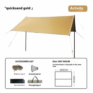 Carpa de Jardín Grande Oxford para las Cuatro Estaciones, con una Habitación, Tipo Pérgola, Portátil, Impermeable, con Protección Solar, Juego Completo de 300x300cm para Playa - Product Image 6