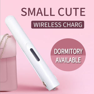 <strong>Recommend</strong> Airflow Wireless <strong>Hair</strong> <strong>Straightener</strong> Curler USB Rechargeable 2 in 1 Mini Cordless Styling Iron for Salon Home Use - Product Image 5