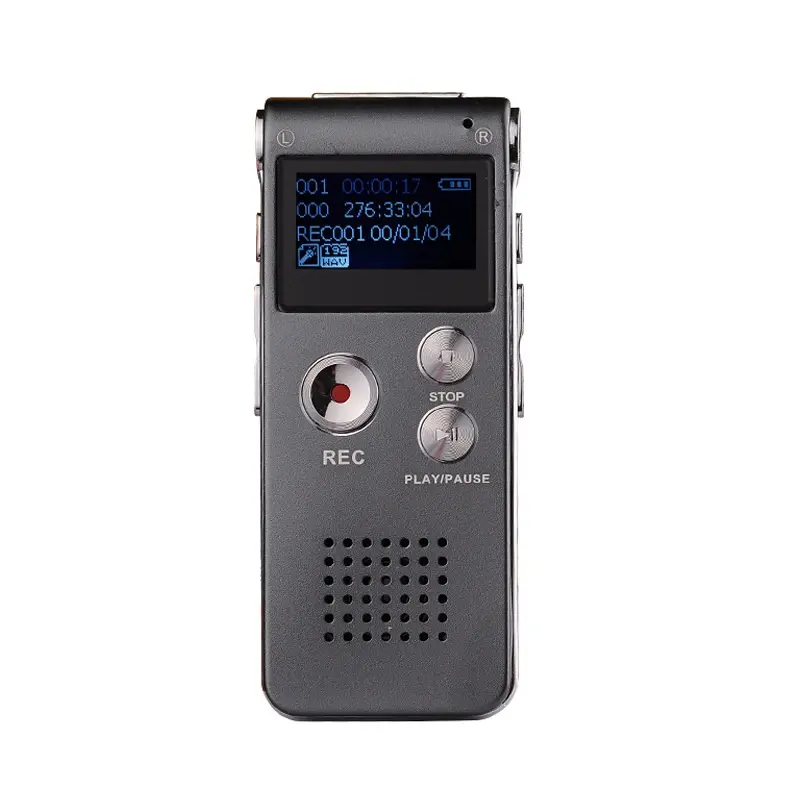 Gravação de som portátil 4gb mp3, gravação ativada por voz, flash drive, gravador de voz para uso pessoal