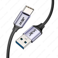 OEM 60W pengisian daya Cepat 10Gbps USB a ke kabel Data Tipe C 10Gbps untuk Samsung untuk Xiaomi untuk Huawei stok pesanan jumlah besar