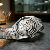 Montre mécanique automatique de luxe pour homme, bracelet en acier inoxydable, mouvement 3235 de haute qualité, style business
