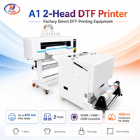 Nouvelle imprimante DTF A1 (60 cm) entièrement automatique à circulation d'encre par sublimation, tête d'impression Epson, garantie 1 an, vente directe d'usine