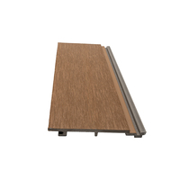 Panneau mural WPC ignifuge classe B1, imperméable, creux, revêtement extérieur en composite bois-plastique