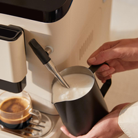Machine à expresso, cafetière, mousseur automatique avec contrôle de la température, détection du niveau d'eau, libération de la pression du groupe tête