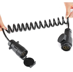 Prise de remorque 13Pin à 7Pin Adaptateur de câble d'extension de prise de remorque Connecteur de remorque électrique à 7 conducteurs pour caravane de remorquage - Product Image 6