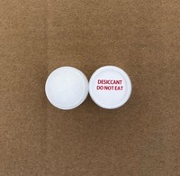 Capsule déshydratante de haute qualité, gel de silice en cylindre plastique
