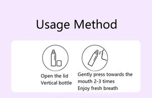 Spray Rafraîchissant Portable Menthe Fruitée pour l'Hygiène Buccale, Lutte Contre <span class=keywords><strong>la</strong></span> Mauvaise Haleine, Ingrédient Principal : Fruit - Product Image 4