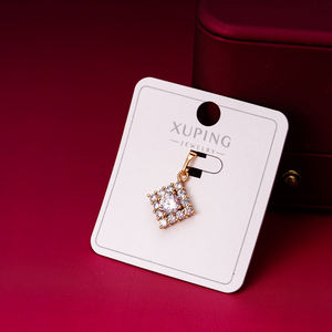 XUPING perhiasan grosir Aksesori jumlah besar berlapis emas wanita es keluar bunga hati bintang lucu kreatif mode liontin pesona - Product Image 3