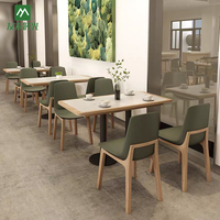 Tables et chaises de café, restaurant, hôtel en bois durable sur mesure, sièges de banquette pour usage commercial moderne