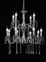 Lámpara Colgante de Cristal de Lujo Personalizada, de Hierro, para Decoración de Bodas, Escenarios, Ceremonias, Pabellones, Salones de Banquetes y Eventos