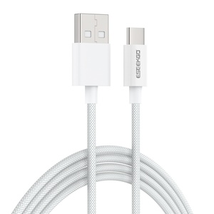 ESEEKGO G-102C 4FT สายถักไนลอน USB เป็น Type-C สายดาต้า 6A ชาร์จเร็ว PD100W ตัวนำทองแดงแท้สำหรับกล้องคอมพิวเตอร์ - Product Image 1