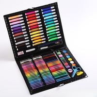BESTLINE Fabrikpreis Schreibwaren-Set zum Zeichnen, Schreiben und Malen für Kinder, Individuelles Kreatives 150-teiliges Kunst-Set in PVC-Box, OEM EN71