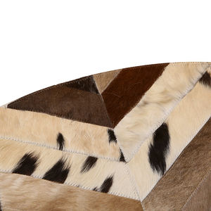 Low Moq 100% <b>Natural</b> Highland Cow Leather <b>Rug</b> Large Size Patchwork Real Cowhide Carpet for Home - Product Image 4