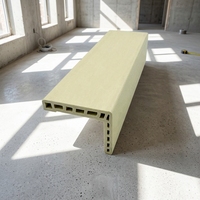 Pièces de porte WPC chinoises pour l'industrie, architrave et cadre de porte composite intégral, étanche et résistant à l'humidité, pour usage domestique