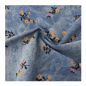 Tessuto Denim in Poliestere/Cotone Stampato Twill Tricot, Design Cartoon, Non Elasticizzato, Traspirante, Blu <span class=keywords><strong>Indaco</strong></span>, Peso Medio, per Bambine - Product Image 1