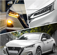 Phare avant modifié pour Nissan Altima Teana 19-22, projecteur LED à trois yeux, DRL, clignotant séquentiel, ensemble de phares avant amélioré