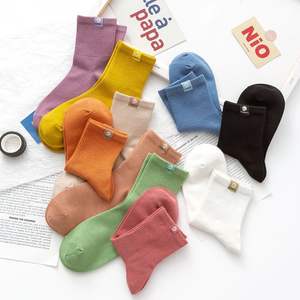 कस्टम एथलेटिक मोजे फैशन बुना हुआ लेबल चालक दल खेल महिलाओं को सस्ते परिपक्व उच्च गुणवत्ता वाले मोजे - Product Image 3