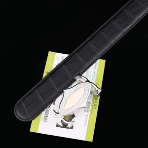 Ceinture 100% cuir de crocodile, boucle luxueuse faite à la main sertie de diamants - Product Image 6