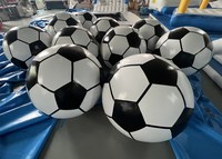 Ballon de football gonflable hermétique pour événement sportif, ballon de football gonflable scellé à l'air pour le sport