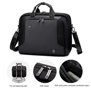 व्यापार पुरुषों माइक्रो चमड़े कार्यालय बैग विंटेज आदमी अटैची चमड़े लैपटॉप बैग लक्जरी लैपटॉप अटैची बैग - Product Image 2