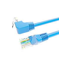 Cable de Red Categoría 6, Cable de Conexión de Cobre Puro, Ethernet LAN RJ45, Blindado con PVC, 8 Núcleos, Longitud Personalizable, Rojo