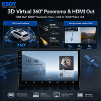 KSOY-TS105 Radio DVR Mobil Android, Audio Mobil Android, Navigasi 4G, Dual BT, Layar Sentuh Optik, Wireless Carplay, Universal RDS FM