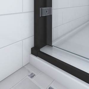 Custom Bypass 6มม.8มม.กระจกนิรภัย Frameless ห้องอาบน้ำฝักบัวประตู - Product Image 6