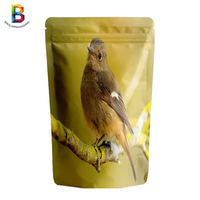 Sacs d'emballage personnalisés de haute qualité pour aliments pour oiseaux, sacs en plastique refermables pour graines de perroquets, emballage pour aliments pour oiseaux de compagnie