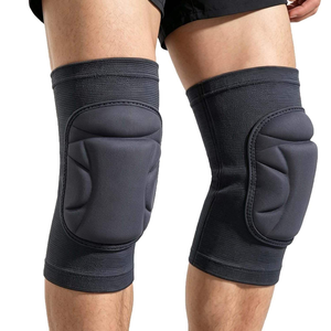 Genouillère en polyester souple et respirante avec protection professionnelle pour une utilisation multisports, genouillère <span class=keywords><strong>de</strong></span> soutien pour le basketball - Product Image 1