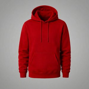 High Quality Men's Premium Pullover <b>Hoodie</b> – <b>Plain</b> Fleece Hooded Sweatshirt with Kangaroo Pocket - Product Image 1