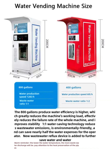 400G/800G/1600G Automatic <strong>Water</strong> Vending Machine Intelligent RO <strong>Water</strong> <strong>Dispenser</strong> With Self-Service Payment System - Product Image 4