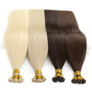Extensão de cabelo humano tendência, de alta qualidade, novo, amarrar as mãos, gênio, weft, pode ser cortado, liso, invisível - Product Image 1